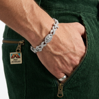 Bracelet Homme Iced Out Infini Zircon Diamant
